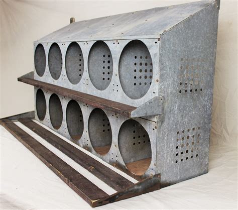 metal laying boxes|metal nesting boxes for sale.